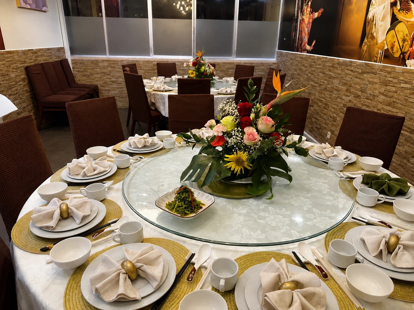 Mesa para celebrações